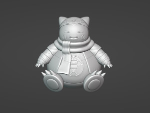 Snorlax Chouji - 3d print - Naruto Collection 3D Print Model