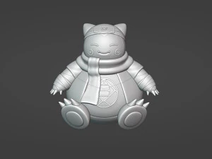 Snorlax Chouji - 3d print - Naruto Collection 3D Print Model