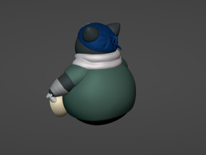 Snorlax Chouji - 3d print - Naruto Collection 3D Print Model
