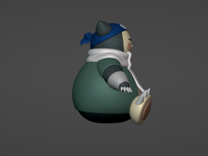 Snorlax Chouji - 3d print - Naruto Collection 3D Print Model