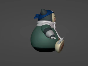 Snorlax Chouji - 3d print - Naruto Collection 3D Print Model