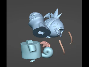 Squirtle Variant - Akatsuki Collection 3D Print Model