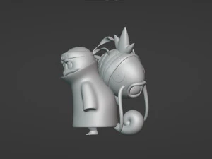 Squirtle Variant - Akatsuki Collection 3D Print Model