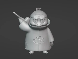 Squirtle Variant - Akatsuki Collection 3D Print Model