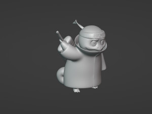Squirtle Variant - Akatsuki Collection Modello di stampa 3D