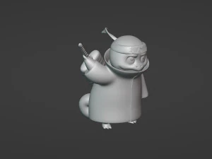 Squirtle Variant - Akatsuki Collection 3D Print Model