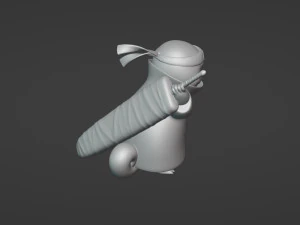 Squirtle Variant - Akatsuki Collection 3D Print Model