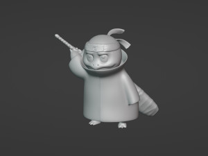 Squirtle Variant - Akatsuki Collection Modello di stampa 3D