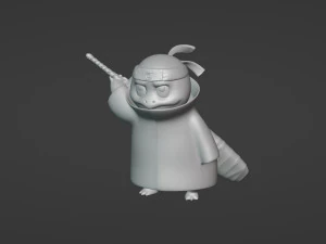 Squirtle Variant - Akatsuki Collection 3D Print Model