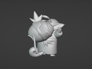Squirtle Variant - Akatsuki Collection Modello di stampa 3D