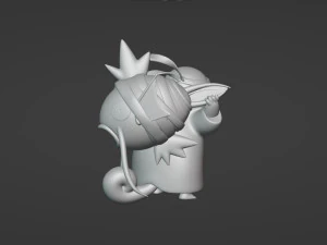 Squirtle Variant - Akatsuki Collection 3D Print Model