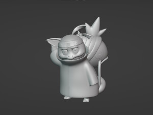 Squirtle Variant - Akatsuki Collection Modello di stampa 3D