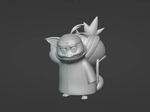 Squirtle Variant - Akatsuki Collection 3D Print Model