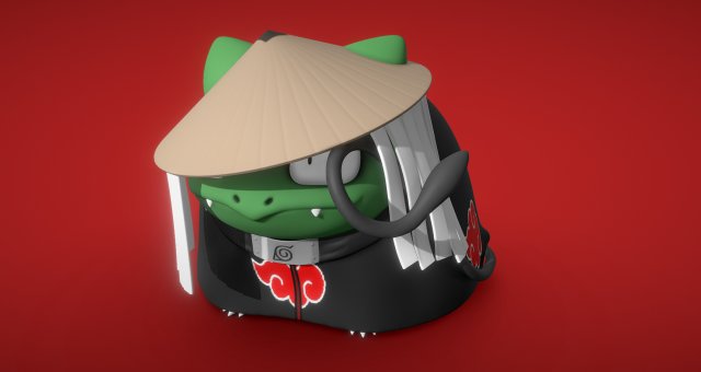 Bulbasaur - Akatsuki Collection - 3D PRINT Modelo de impresión 3D .c4d .max .obj .3ds .fbx .stl .blend 