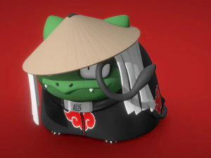 Bulbasaur - Collezione Akatsuki - STAMPA 3D Modello di stampa 3D
