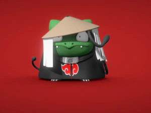 Bulbasaur - Akatsuki Collection - 3D PRINT 3D Print Model