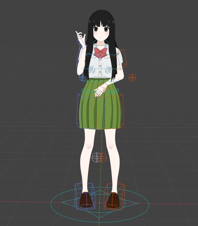 Hana 3D Model in Woman 3DExport