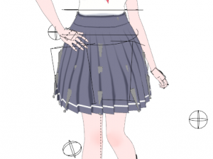 Student girls 3D Model