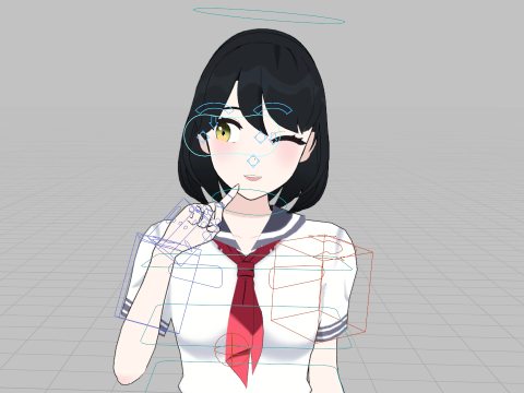 Student girls 3D Model