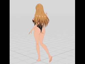 Summer Collection 5 Anime Bikini 3D Characters 3D-Modell