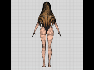 Summer Collection 5 Anime Bikini 3D Characters 3D-Modell