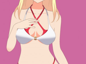Summer Collection 5 Anime Bikini 3D Characters 3D-Modell