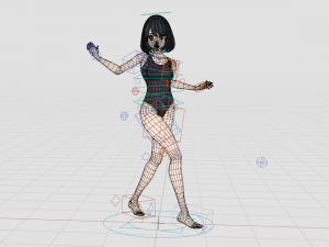 Summer Collection 5 Anime Bikini 3D Characters 3D-Modell