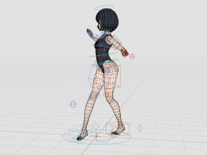 Summer Collection 5 Anime Bikini 3D Characters 3D-Modell
