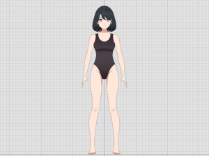 Summer Collection 5 Anime Bikini 3D Characters 3D-Modell