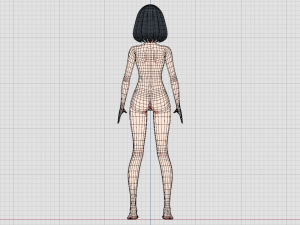 Summer Collection 5 Anime Bikini 3D Characters 3D-Modell