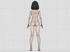 Summer Collection 5 Anime Bikini 3D Characters 3D Model