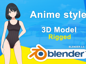 Hana 3D Модель in Женщина 3DExport