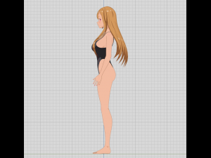 Hana Model 3D