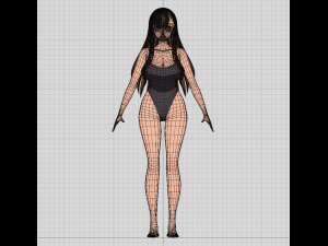 Hana Model 3D