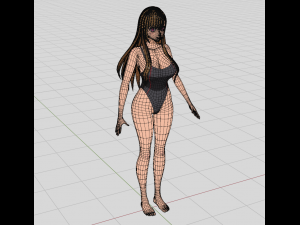 Hana Model 3D