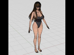 Hana 3D Model