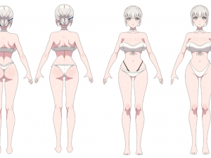Mio - Bikini girl 3D-Modell
