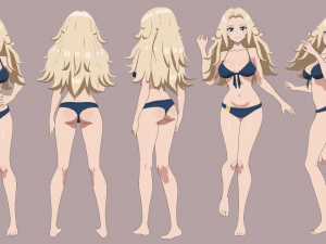 Haruka - Bikini Girl 3Dモデル