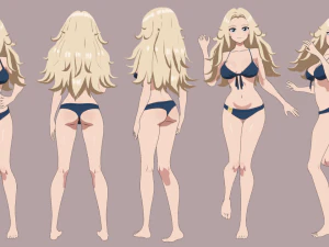 Haruka - Bikini Girl 3D Model