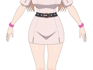 Anime girl - Base 3D Model