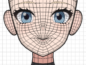 Anime girl - Base 3D Model