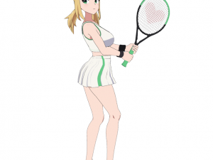 Anime Girl - Tennis Game 3D Model