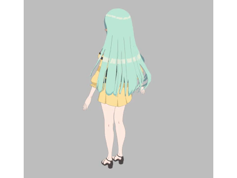 Aria Luminara - Beginner Mage 3D Model