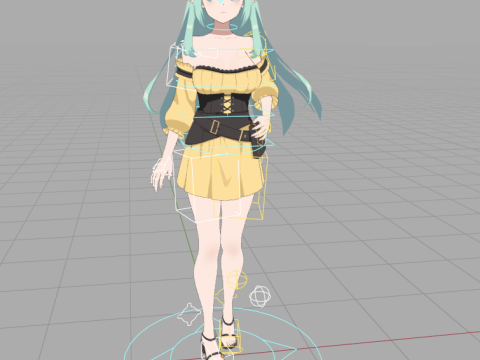 Aria Luminara - Beginner Mage 3D 모델