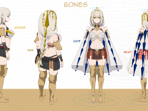 Elysia - Beginner Warrior 3D Model