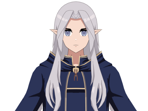 Anime Character - Beginner Mage RPG 3D-Modell