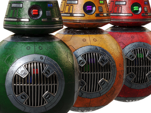 Droid bb-9e Modelo 3D