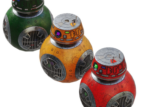 Droid bb-9e Modelo 3D