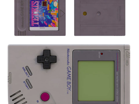 Nintendo Game Boy 3D Model
