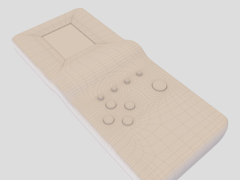 Brick Game Tetris 3D Model